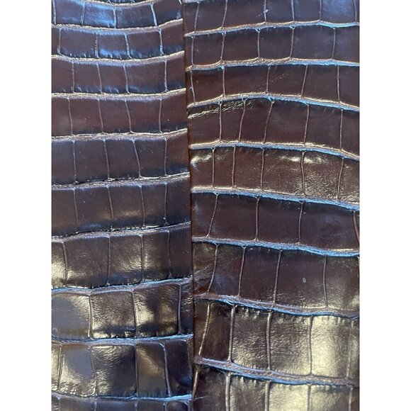 FRANCO SARTO Brown A-TICADA KNEE HIGH POINTED TOE HEELED BOOT, SIZE 9.5 - Picture 11 of 14